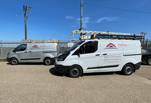 Total Home Roofing and Building Vans